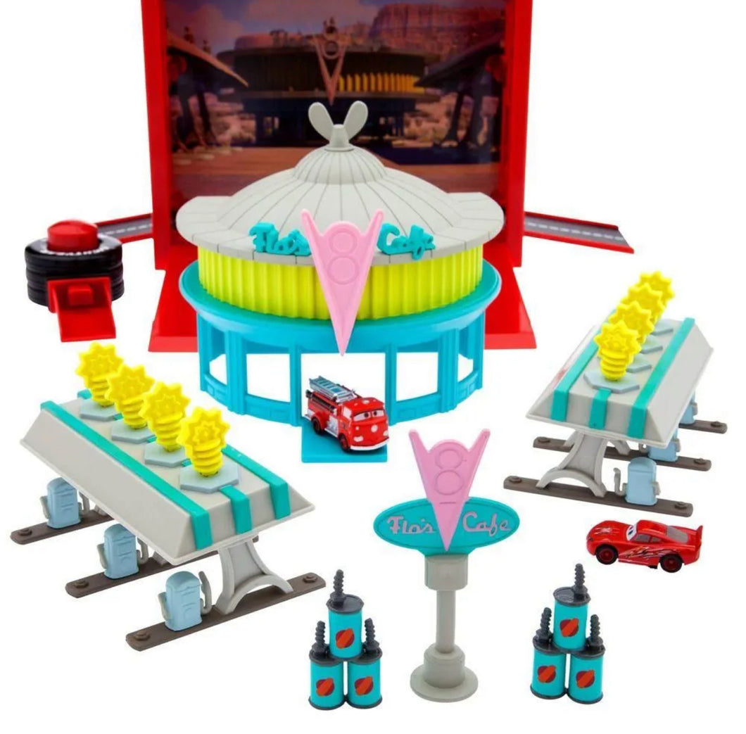 Flo's V8 Cafe On-the-Go Play Set – Cars