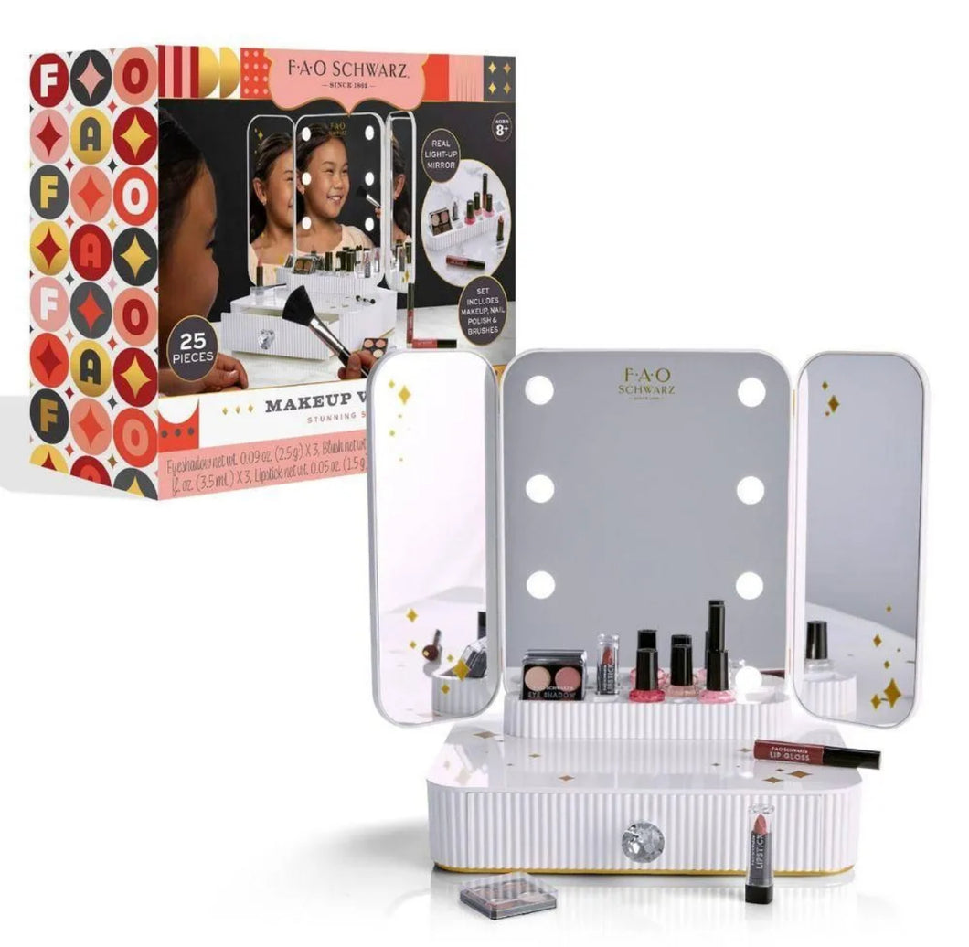 25-Piece Stunning Style Makeup Vanity Set