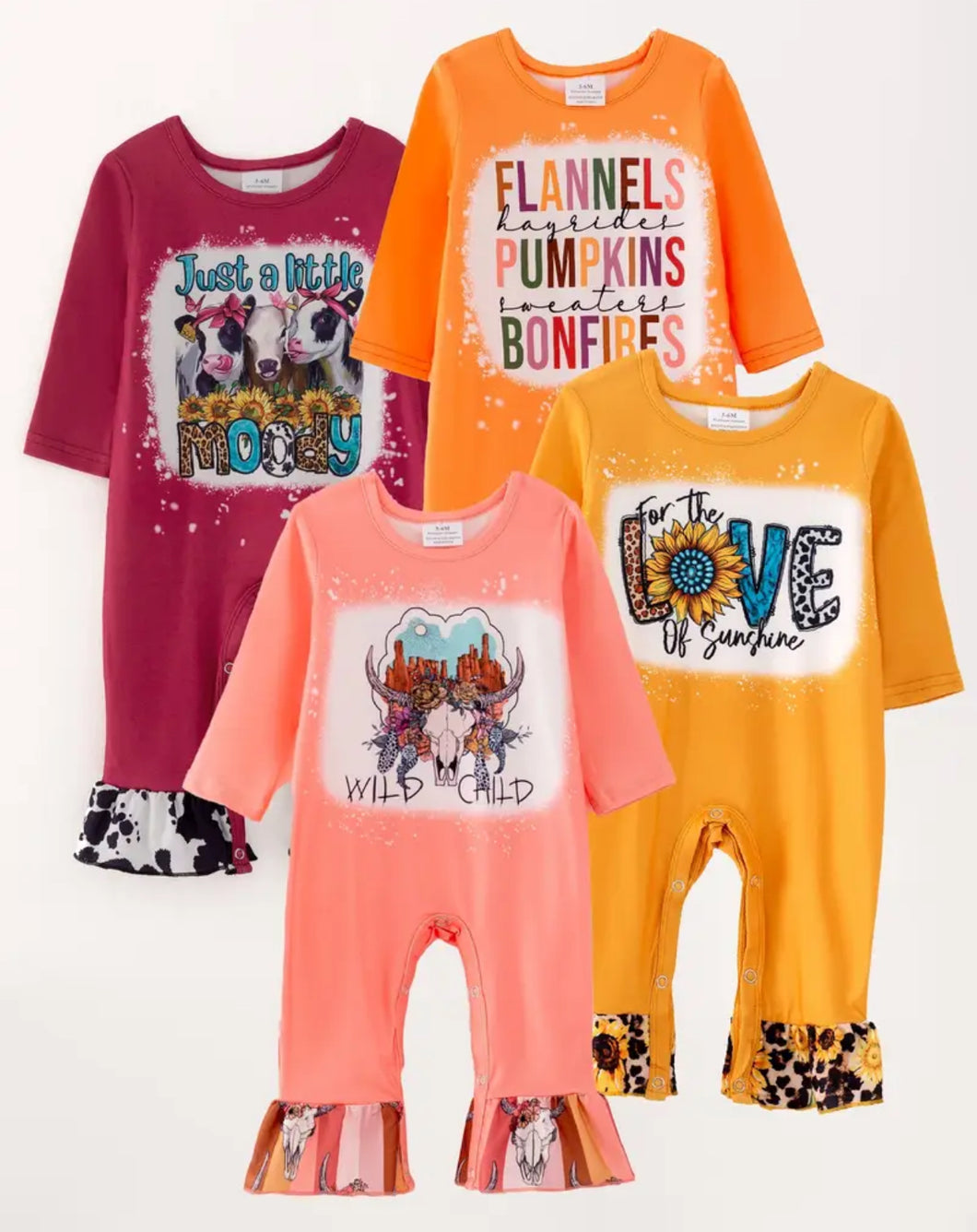 Fall Infant Rompers