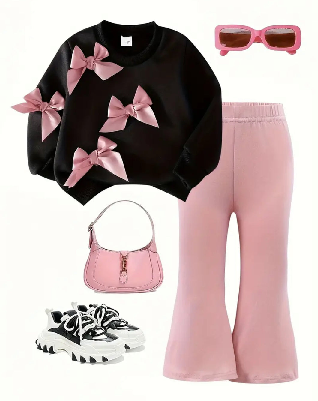 Pink Bow Top w/ Panta